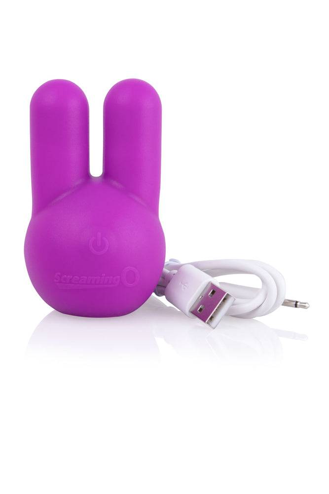 Screaming O - Charged - Toone Rechargeable Dual Tipped Vibrator - Purple - Stag Shop
