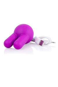 Thumbnail for Screaming O - Charged - Toone Rechargeable Dual Tipped Vibrator - Purple - Stag Shop