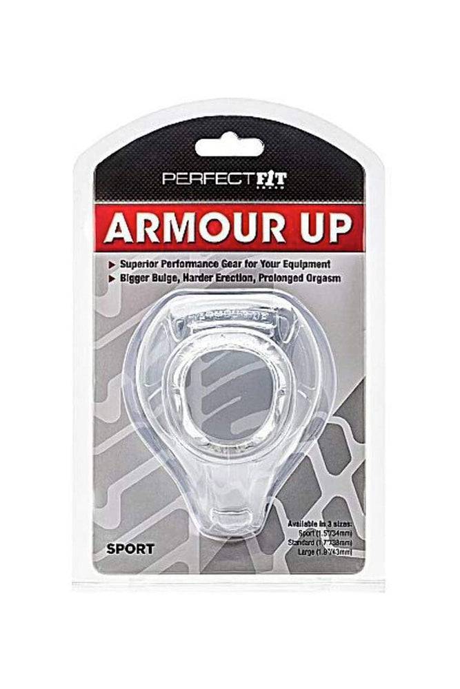 Perfect Fit - Armour Up Sport Cock Ring - Clear - Stag Shop