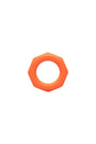 Cal Exotics - Alpha - Liquid Silicone Sexagon Ring - Orange - Stag Shop