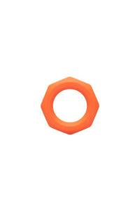 Thumbnail for Cal Exotics - Alpha - Liquid Silicone Sexagon Ring - Orange - Stag Shop