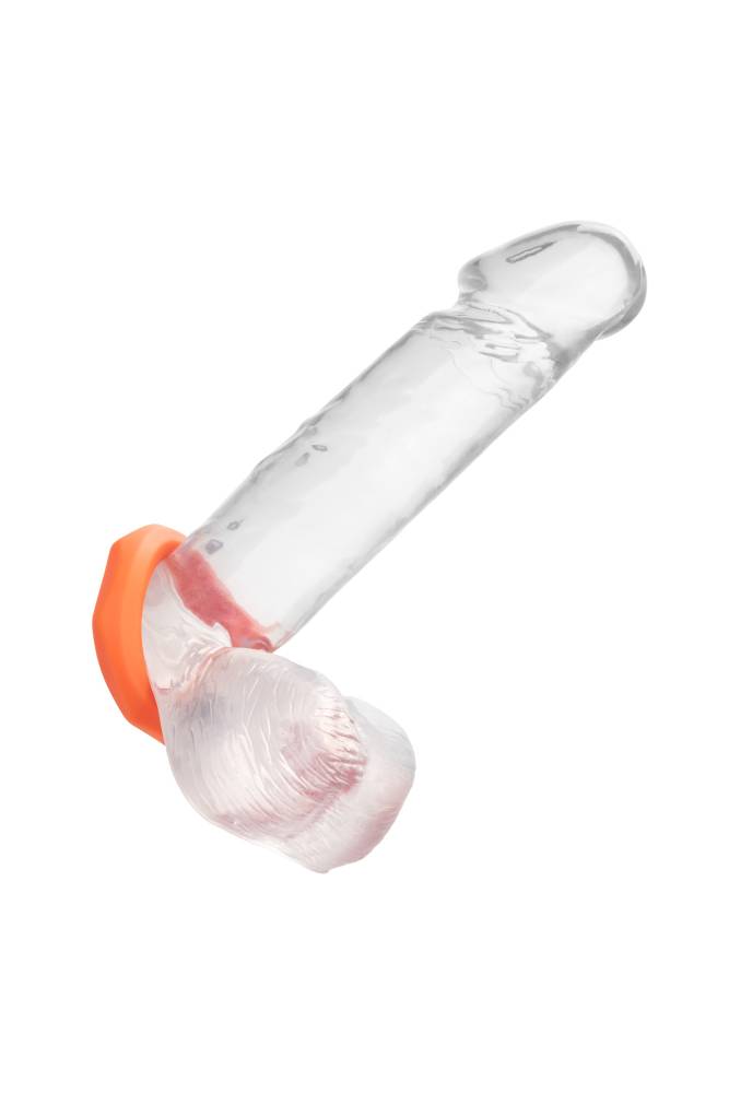 Cal Exotics - Alpha - Liquid Silicone Sexagon Ring - Orange - Stag Shop