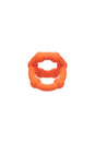 Cal Exotics - Alpha - Liquid Silicone All Star Ring - Orange - Stag Shop
