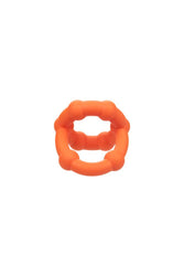 Cal Exotics - Alpha - Liquid Silicone All Star Ring - Orange - Stag Shop