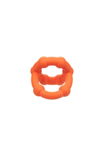 Cal Exotics - Alpha - Liquid Silicone All Star Ring - Orange - Stag Shop