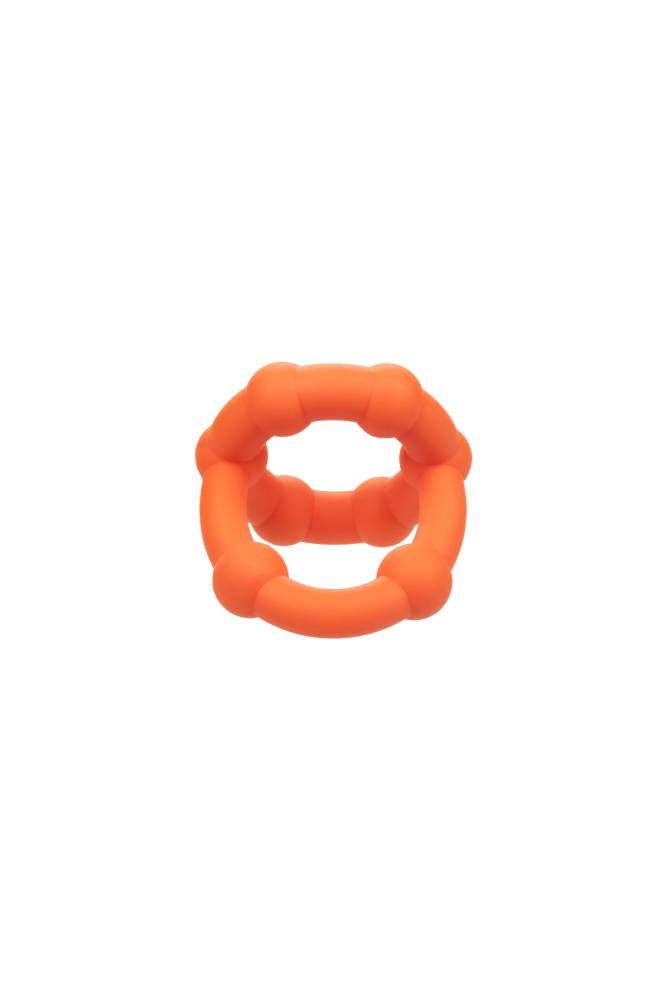 Cal Exotics - Alpha - Liquid Silicone All Star Ring - Orange - Stag Shop