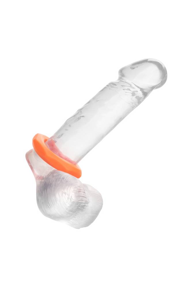 Cal Exotics - Alpha - Liquid Silicone Sexagon Ring - Orange - Stag Shop