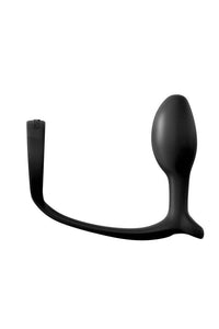 Thumbnail for Pipedream - Anal Fantasy - Ass-gasm Cock Ring Beginners Plug - Black - Stag Shop