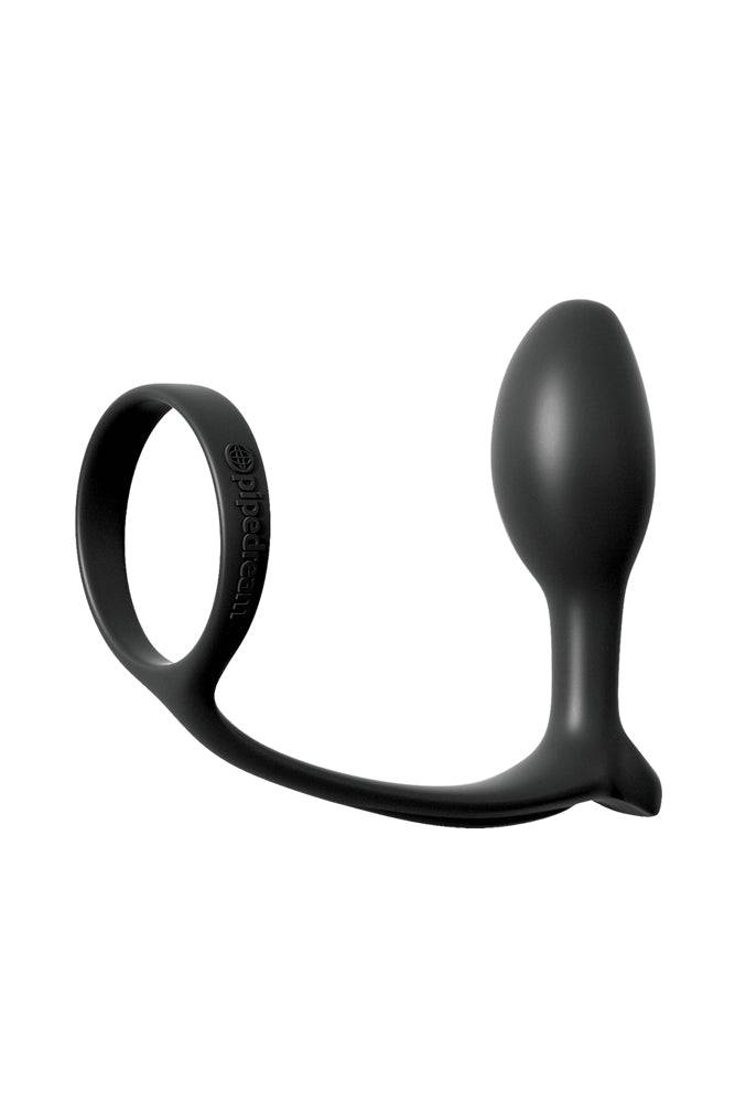 Pipedream - Anal Fantasy - Ass-gasm Cock Ring Beginners Plug - Black - Stag Shop