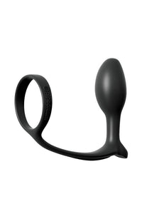 Thumbnail for Pipedream - Anal Fantasy - Ass-gasm Cock Ring Beginners Plug - Black - Stag Shop