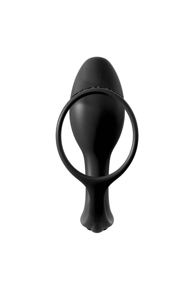 Pipedream - Anal Fantasy - Ass-gasm Cock Ring Beginners Plug - Black - Stag Shop