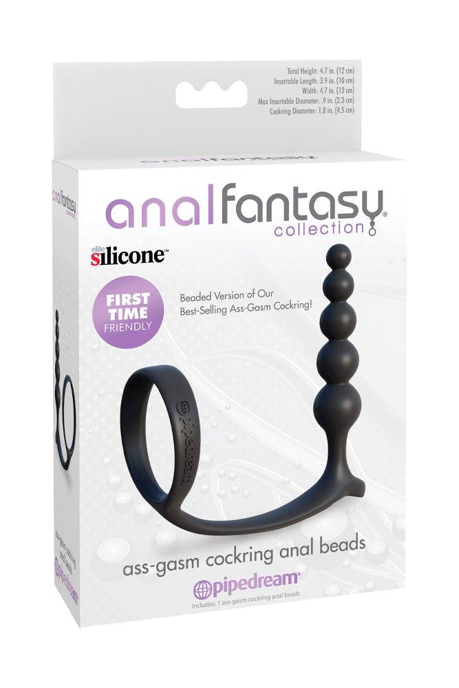 Pipedream - Anal Fantasy Elite - Ass-gasm Cockring Anal Beads - Stag Shop