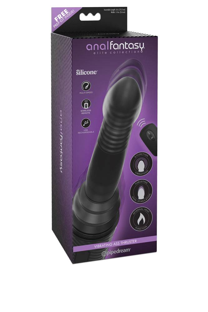 Pipedream - Anal Fantasy Elite - Vibrating Ass Thruster Thrusting Anal Probe - Black - Stag Shop