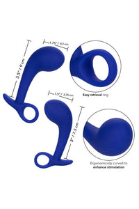 Thumbnail for Cal Exotics - Admiral - Silicone Anal Training Set - Blue - Stag Shop