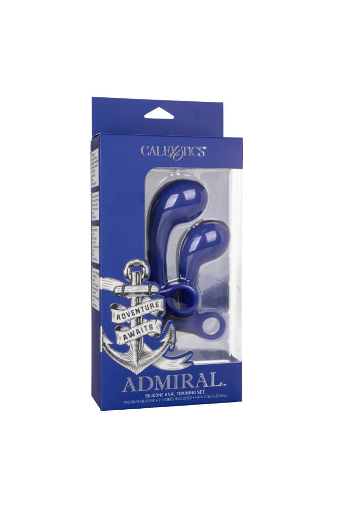 Cal Exotics - Admiral - Silicone Anal Training Set - Blue - Stag Shop