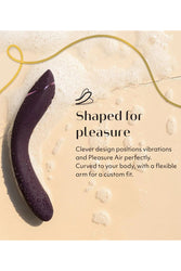 Womanizer - OG Pleasure Air G-Spot Vibrator - Aubergine - Stag Shop