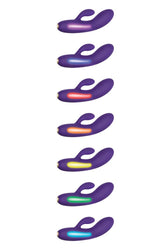 Evolved - Aurora Mood Light Dual Vibrator - Purple - Stag Shop