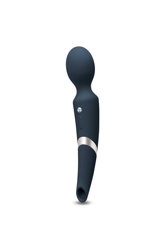 NS Novelties - Sugar Pop - Aurora Dual-Ended Wand Vibrator - Blue - Stag Shop