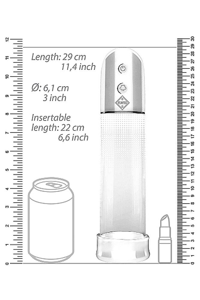 Shots Toys - Pumped - Automatic Luv Penis Pump - Clear - Stag Shop
