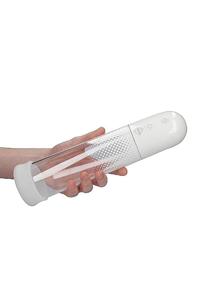 Shots Toys - Pumped - Automatic Luv Penis Pump - Clear - Stag Shop