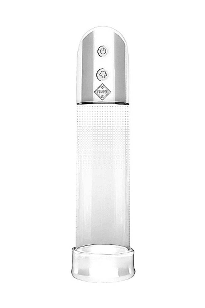 Shots Toys - Pumped - Automatic Luv Penis Pump - Clear - Stag Shop