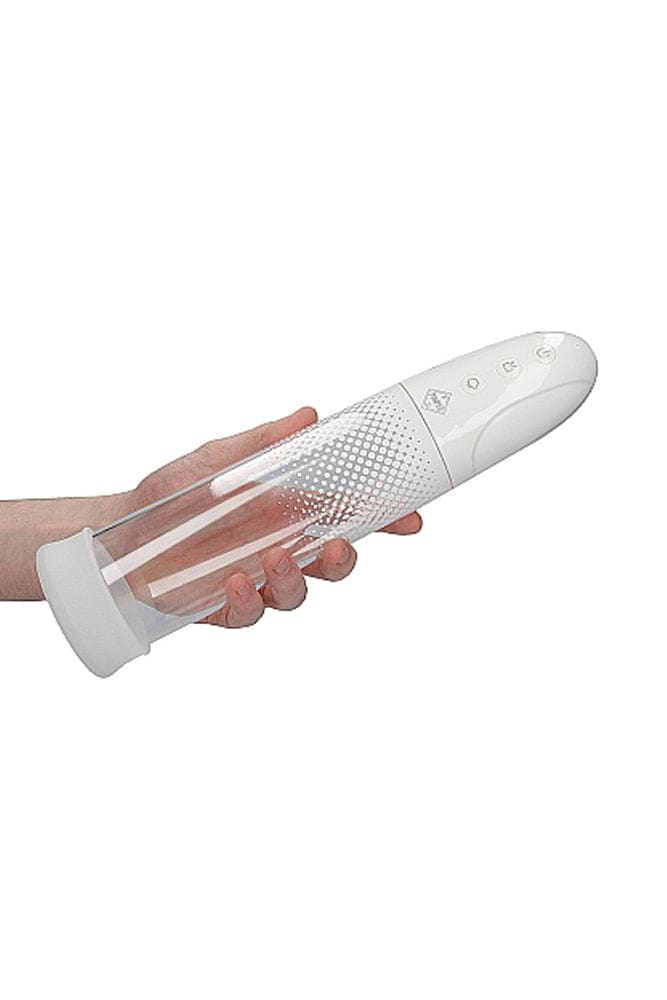 Shots Toys - Pumped - Automatic Rechargeable Luv Penis Pump - Clear - Stag Shop