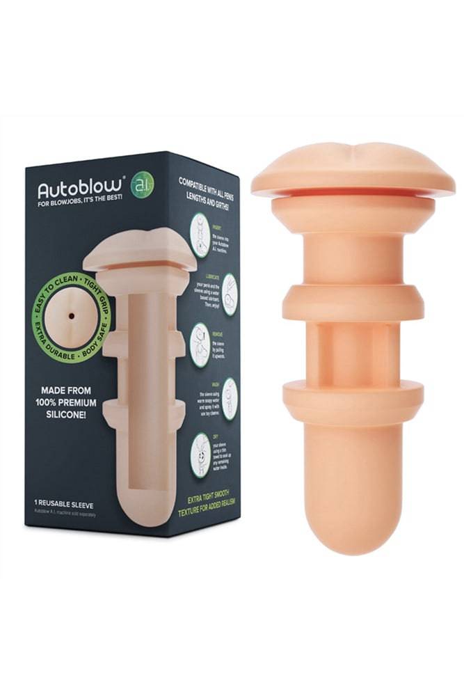 Autoblow - AI Replacement Sleeve - Anus - Beige - Stag Shop