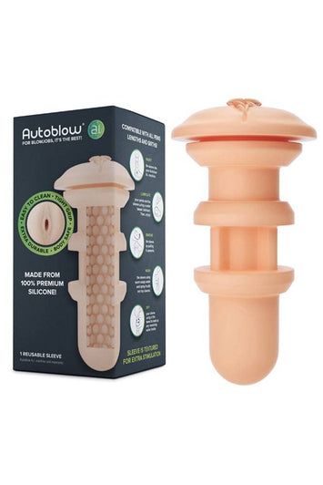 Autoblow - AI Replacement Sleeve - Vagina - Varying Colours - Stag Shop