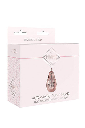 Shots Toys - Pumped - Automatic Pump Head  - Rose Gold - Stag Shop