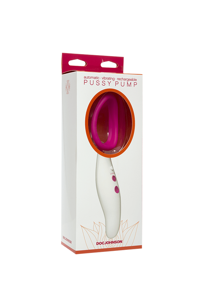 Doc Johnson - Automatic Pussy Pump - White/Pink - Stag Shop