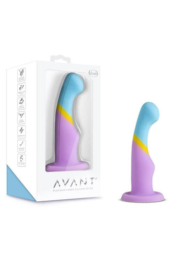Blush Novelties - Avant - D14 - Heart of Gold Silicone Curved Dildo - Stag Shop