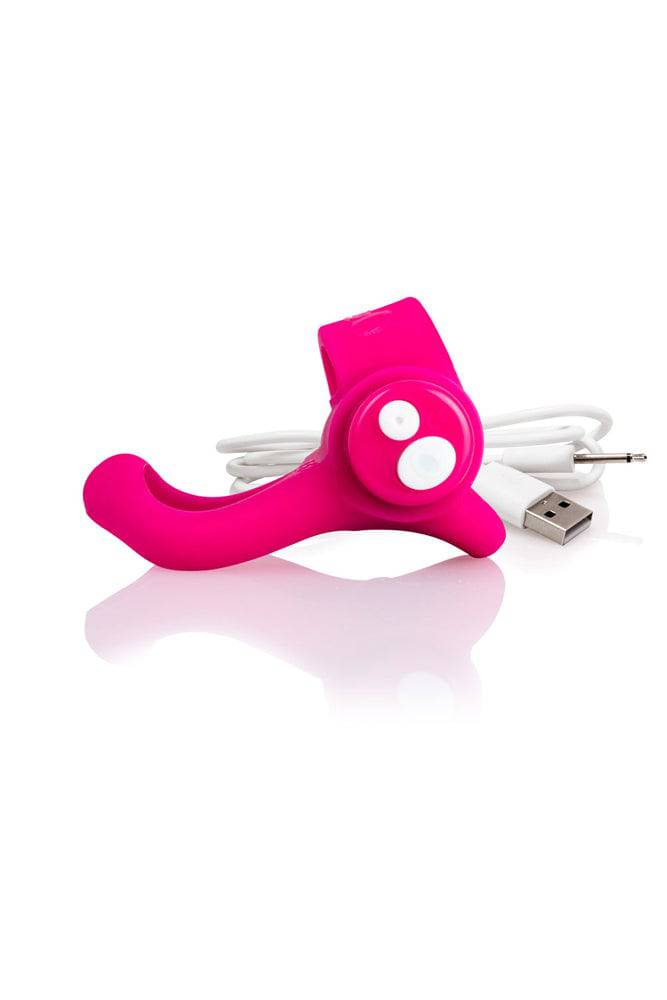 Screaming O - Charged - You-Turn Rechargeable Vibrating Cock Ring - Pink - Stag Shop
