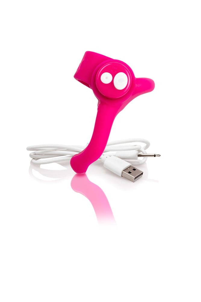 Screaming O - Charged - You-Turn Rechargeable Vibrating Cock Ring - Pink - Stag Shop