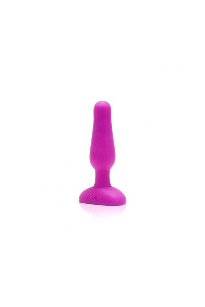 b-Vibe - Novice Vibrating Butt Plug - Fuchsia - Stag Shop