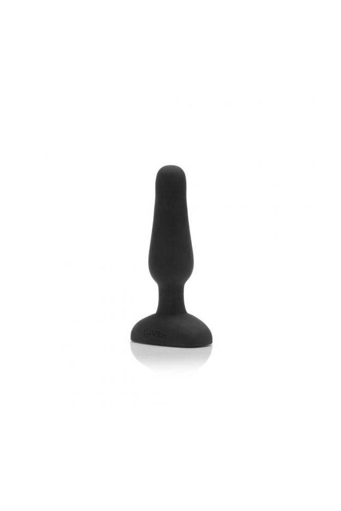 b-Vibe - Novice Vibrating Butt Plug - Black - Stag Shop