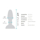 b-Vibe - Rimming Butt Plug Petite - Teal - Stag Shop