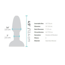 b-Vibe - Rimming Butt Plug Petite - Teal - Stag Shop