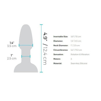 b-Vibe - Rimming Butt Plug Petite - Teal - Stag Shop