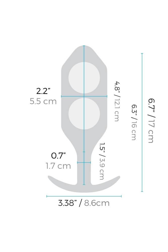 b-Vibe - Anal Training & Education Set: Masster's Degree Edition - Black - Stag Shop