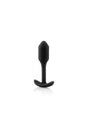 b-Vibe - Snug Plug 1 - Weighted Butt Plug - Black - Stag Shop