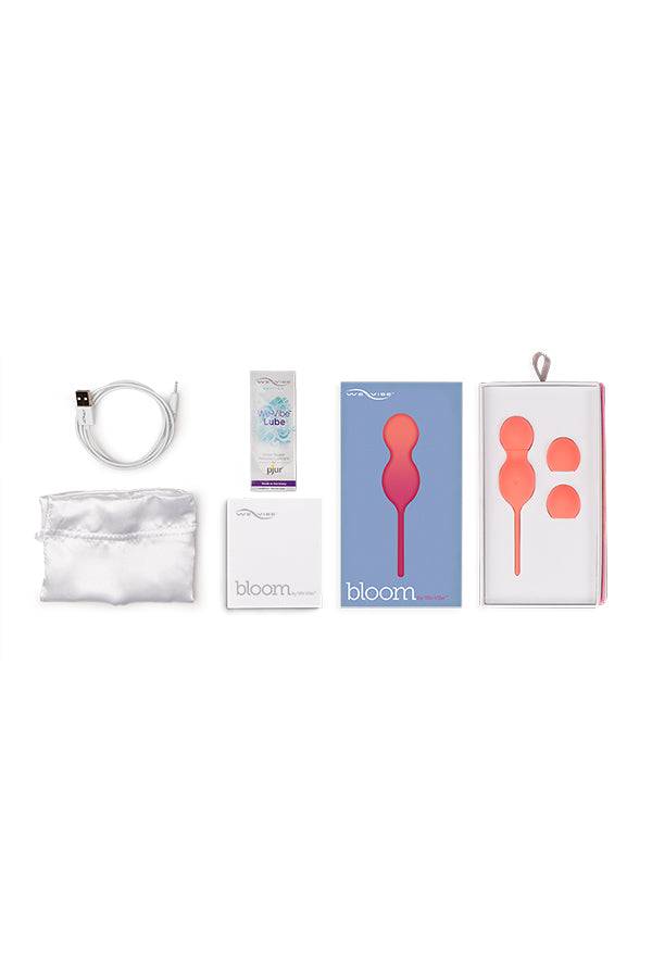 We-Vibe - Bloom - Vibrating Kegel Toning Balls - Coral - Stag Shop