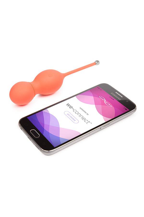 We-Vibe - Bloom - Vibrating Kegel Toning Balls - Coral - Stag Shop