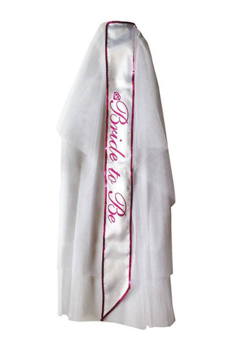 Little Genie - Bride To Be Veil - White - Stag Shop