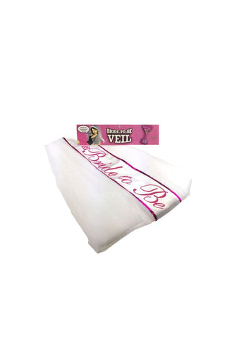Little Genie - Bride To Be Veil - White - Stag Shop