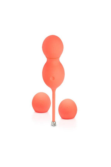 We-Vibe - Bloom - Vibrating Kegel Toning Balls - Coral - Stag Shop