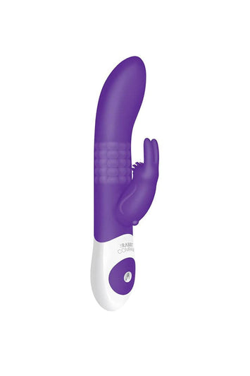 The Rabbit Company - XL Beaded Rabbit Vibrator - Purple - Stag Shop