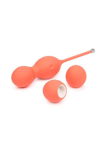 We-Vibe - Bloom - Vibrating Kegel Toning Balls - Coral - Stag Shop