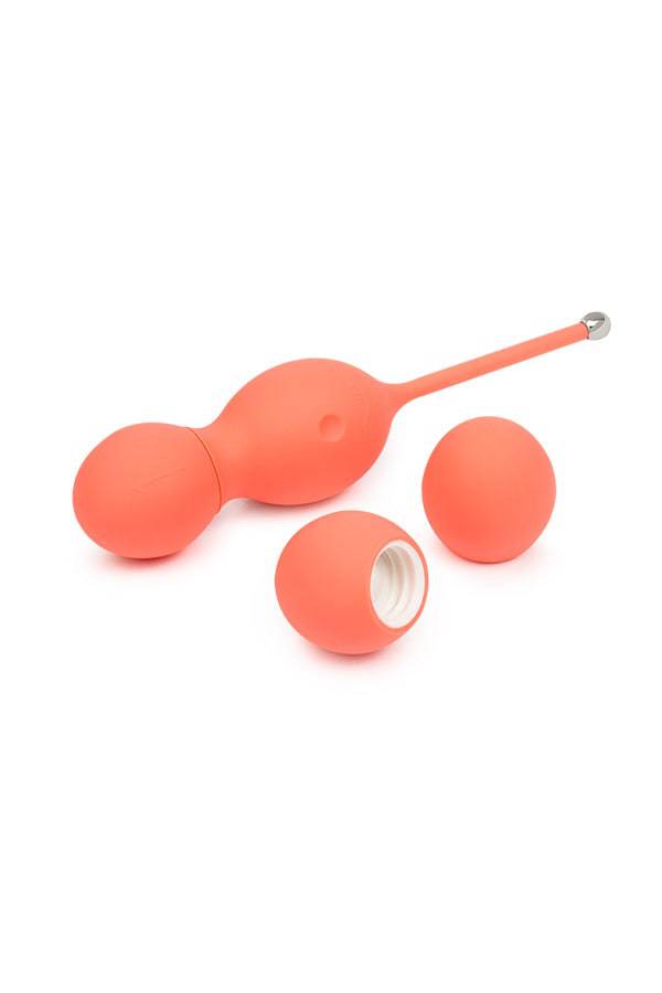 We-Vibe - Bloom - Vibrating Kegel Toning Balls - Coral - Stag Shop