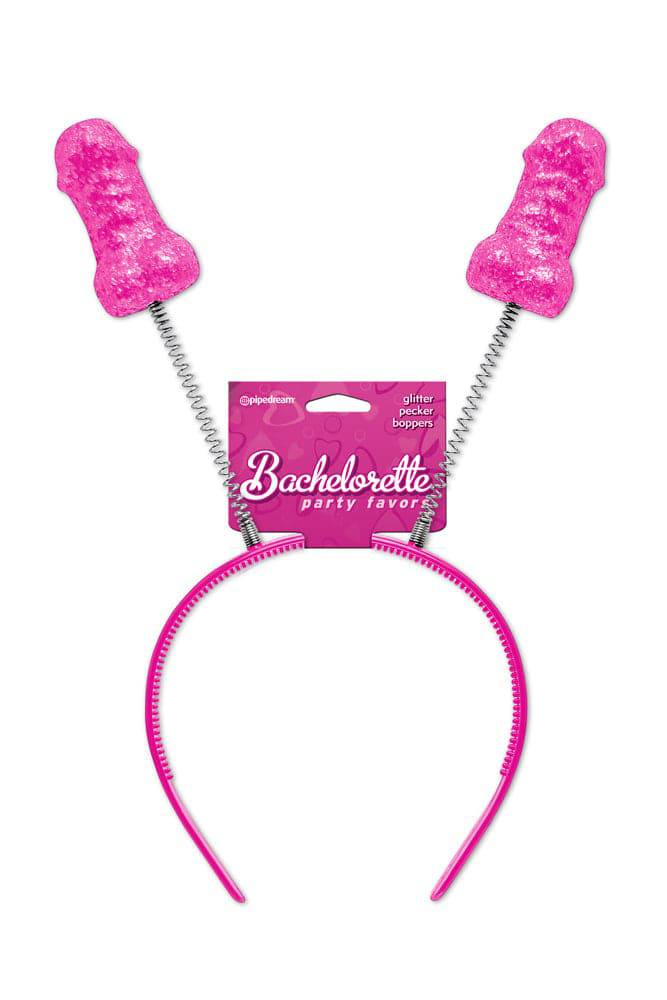 Pipedream - Bachelorette Party Favors - Pecker Head Band - Pink - Stag Shop