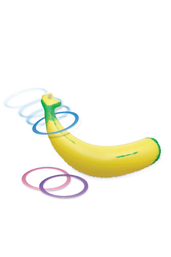 Pipedream - Bachelorette Party Favors - The Original Inflatable Banana Ring Toss Game - Stag Shop